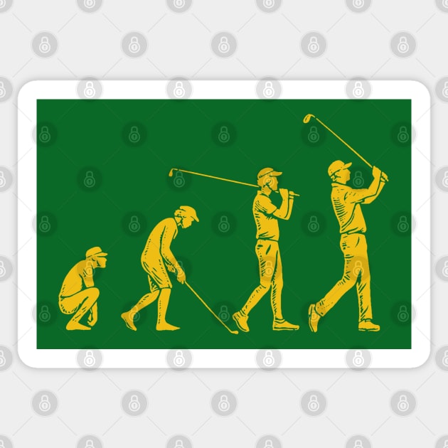 Evolution of Golf Sticker by Etopix